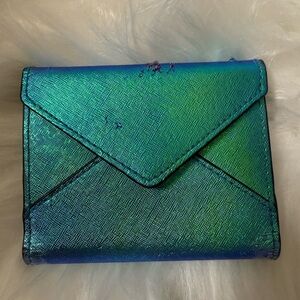 Rebecca Minkoff Irredescent Blue Wallet